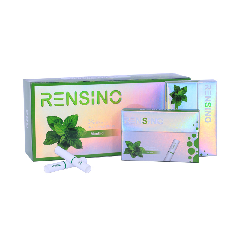 Rensino Heat Not Burn 0% Nicotine Herbal Sticks Menthol